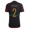 Maillot de Supporter Allemagne Antonio Rudiger 2 Extérieur Coupe du Monde 2022 Pour Homme